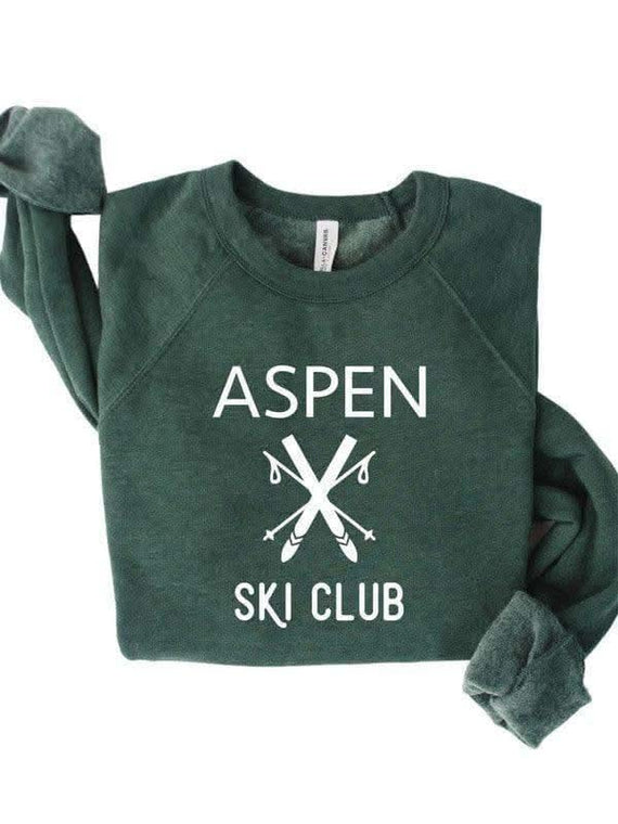 ASPEN Ski Club Bella Canvas Premium Crew - SwagglyLife Home & Fashion